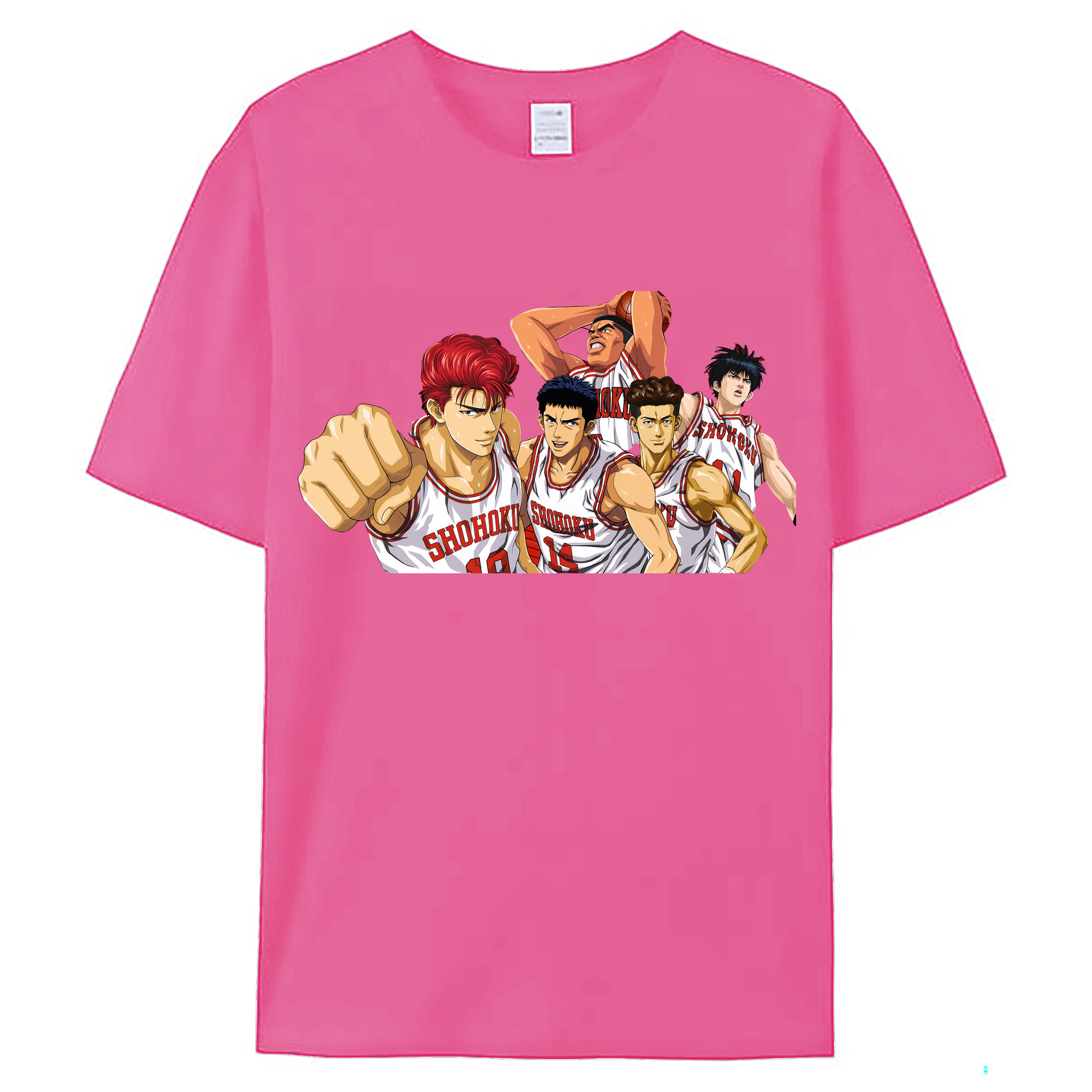 （画像用） SLAM DUNK／スラムダンク レディースカジュアルプリントTシャツ（綿100％）